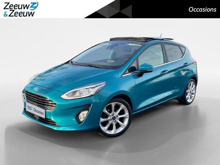 Ford Fiesta 1.0 EcoBoost Titanium | Panoramadak | 17" Lichtm, Auto's, Ford, Bedrijf, Te koop, Fiësta, ABS, Achteruitrijcamera