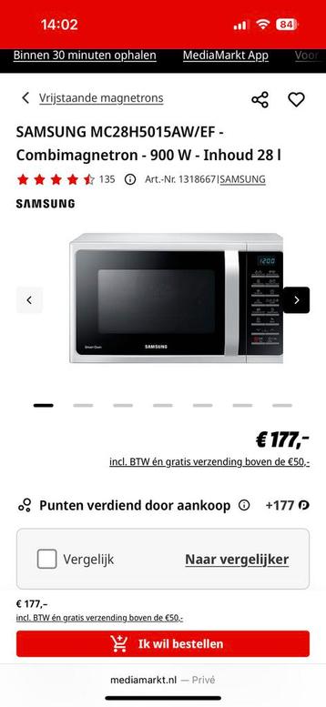 Samsung Combimagnetron 28L beschikbaar voor biedingen