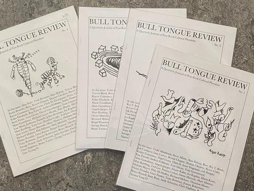 4x BULL TONGUE REVIEW Thurston Moore Byron Coley, Boeken, Tijdschriften en Kranten, Gelezen, Muziek, Film of Tv, Ophalen of Verzenden