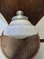 Oude plafondlamp hanglamp (Gispen?), Huis en Inrichting, Lampen | Plafondlampen, Ophalen, Gebruikt, Glas