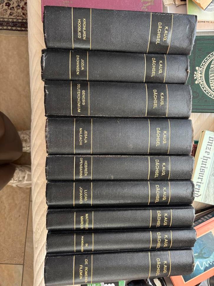 Statenvertaling Bijbel - Complete Set K. Aug. Dachsel, Antiek en Kunst, Antiek | Boeken en Bijbels, Ophalen of Verzenden