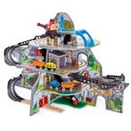Hape treinbaan - compleet!!, Ophalen, Zo goed als nieuw, Duw- of Trekspeelgoed