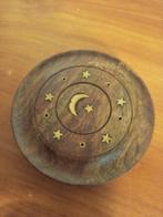 Houten Wierookbrander Maan & Sterren, Ophalen of Verzenden