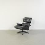 1x Vitra Eames Lounge Chair Zwart Essenhout - zwart, Huis en Inrichting, Fauteuils, Metaal, 75 tot 100 cm, Ophalen of Verzenden