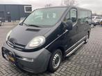 Opel Vivaro 1.9 DI L1 Dubbelcabine zwart 2002, Voorwielaandrijving, 1780 kg, Gebruikt, Zwart
