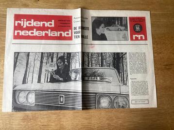 Autotest Toyota Crown 2000 - Rijden in Nederland 1970 beschikbaar voor biedingen