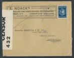 Zegel spoorwegen op brief Amersfoort – Londen censuur 1939, Ophalen of Verzenden, Brief