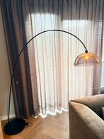Lucide MESH vloerlamp zwart - booglamp met metalen kap, Ophalen, Gebruikt, Metaal, 150 tot 200 cm