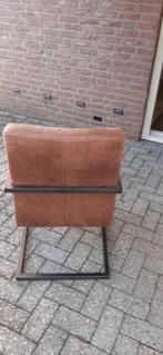 Industriëele stoelen, Huis en Inrichting, Stoelen, Ophalen, Bruin, Zo goed als nieuw, Metaal
