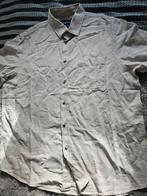Beige overhemd linnen kort mouw mt L 40/42 zgan, Kleding | Heren, Ophalen of Verzenden, Zo goed als nieuw, Beige, Halswijdte 41/42 (L)