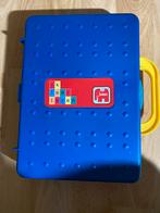 Leesplankje en houten blokjes rekensommen, Ophalen of Verzenden, Gebruikt, Taal en Lezen