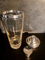 Gelimiteerd model art deco Christofle cocktailshaker krista, Kristal, Nieuw, Ophalen of Verzenden, Verzilverd