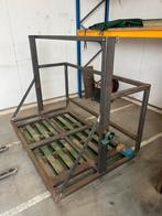 Kisten kantelaar frame, stalen frame industrie, Ophalen