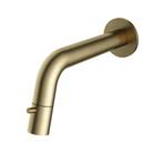 Wandfonteinkraan geborsteld messing UW001BB, Niet ingevuld, Zo goed als nieuw, Kraan, Niet ingevuld