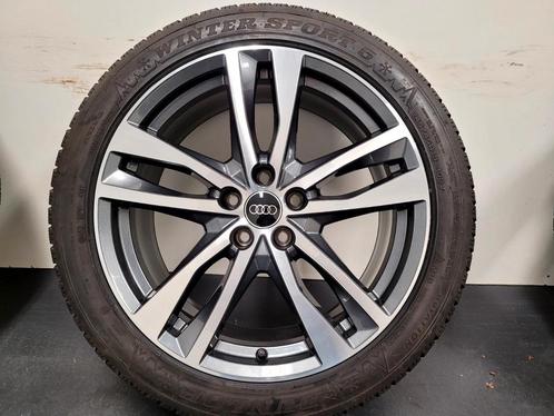 19 inch audi A6 velgen 245 45 19 dunlop winter 8mm ZGAN !!, Auto-onderdelen, Banden en Velgen, Banden en Velgen, Winterbanden