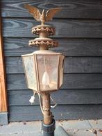 Antieke lantaarn lamp met adelaar, Ophalen of Verzenden