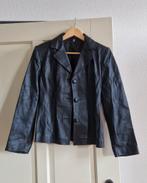 Lederen jas en broek maat S /M, Ophalen of Verzenden, Zo goed als nieuw, Zwart