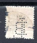 DANMARK : 1912 : Perfin &@  L B  @& on Y.66 (10 c.)., Ophalen of Verzenden, Denemarken, Gestempeld