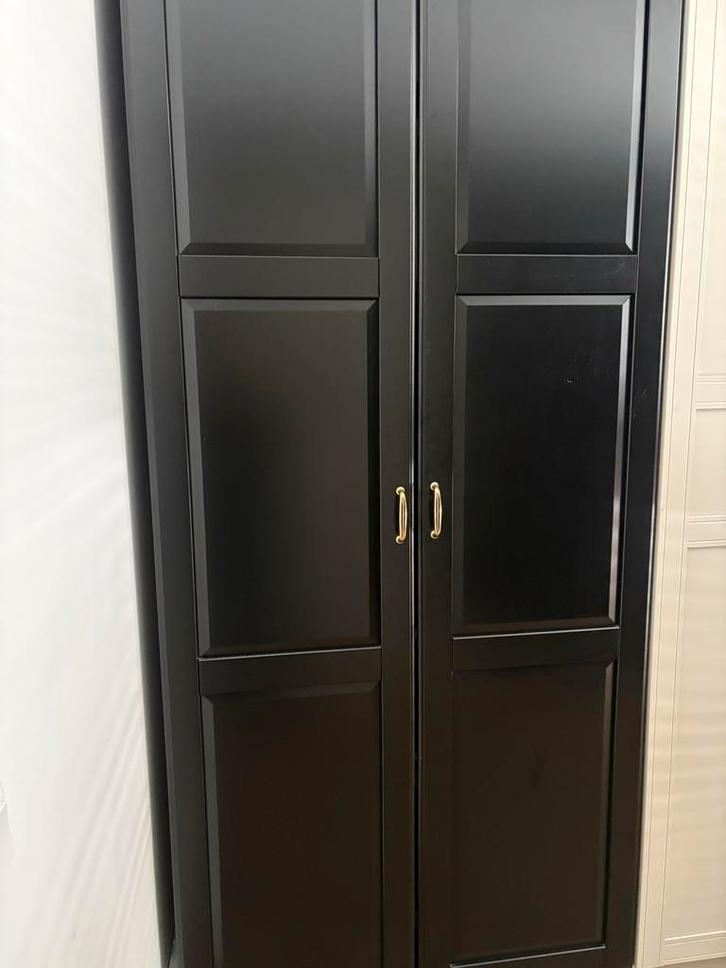 Zwarte IKEA Pax Deur 50x229 met Bagganas Greep, Huis en Inrichting, Kasten | Kledingkasten, Gebruikt, 200 cm of meer, 50 tot 100 cm