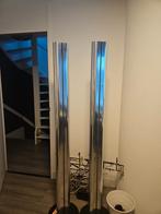 2x Artemide Megaron Halogeen Lampen - Gepolijst Aluminium, Ophalen, Gebruikt