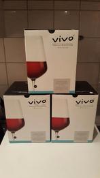 VIVO Villeroy&Boch Albert Heijn AH Rode Wijnglazen, Ophalen, Glas of Glazen, Nieuw, Glas