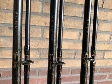 3x Zeer mooie Shimano Beast master 12ft 2.5lbs hengels beschikbaar voor biedingen