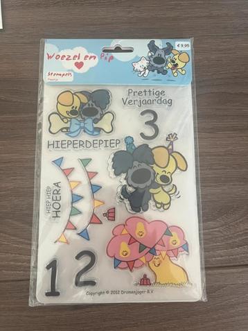 Clearstempel Woezel en Pip - Feestje 01 beschikbaar voor biedingen