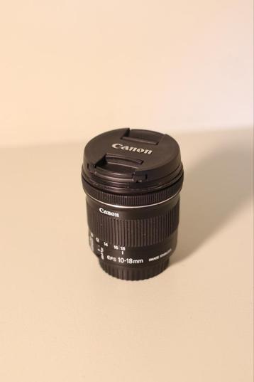Canon EF-S 10-18mm f/4.5-5.6 IS STM Groothoeklens beschikbaar voor biedingen