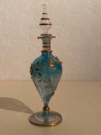 Oud Egyptisch parfumflesje - 18 cm, Antiek en Kunst, Antiek | Glas en Kristal, Ophalen of Verzenden