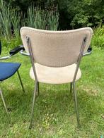 4 vintage Gebroeders de Wit Gispen stoelen jaren’70-‘80, Huis en Inrichting, Stoelen, Ophalen, Gebruikt, Blauw, Vintage