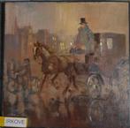 KOETS MET PAARD * OLIEVERF * Ad Cornelissen *, Antiek en Kunst, Ophalen of Verzenden