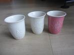 3 bekers fair trade, Overige typen, Ophalen of Verzenden, Zo goed als nieuw, Overige stijlen