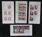 Kinderpostzegel velletjes 1980, 1981, 1982 en 1984. Postfris, Ophalen of Verzenden, Na 1940, Postfris