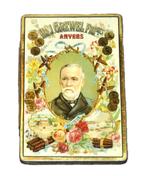 Belgisch blik sigaren Louis Pasteur Grewel Freres Antwerpen, Verzamelen, Blikken, Ophalen of Verzenden, Gebruikt, Overige