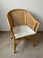 Vintage Rieten Stoel met Kussen, Ophalen