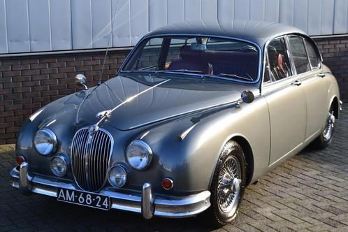 Jaguar MK2 3.8 Automaat (bj 1967), Auto's, Oldtimers, Bedrijf, Te koop, Lederen bekleding, Metallic lak, Jaguar, Benzine, Overige carrosserieën