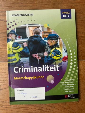 Maatschappijkunde Examenkatern Criminaliteit VMBO KGT beschikbaar voor biedingen