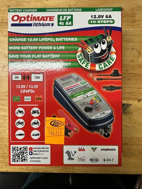 Optimate lithium acculader professioneel, Motoren, Accessoires | Onderhoudsmiddelen, Ophalen of Verzenden
