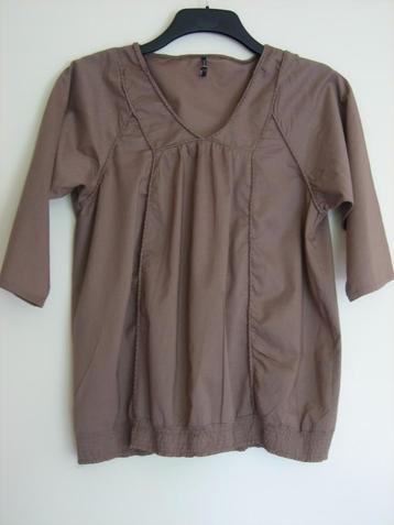 Speelse beige-bruine blouse van SOYACONCEPT, 38 snazzeys beschikbaar voor biedingen