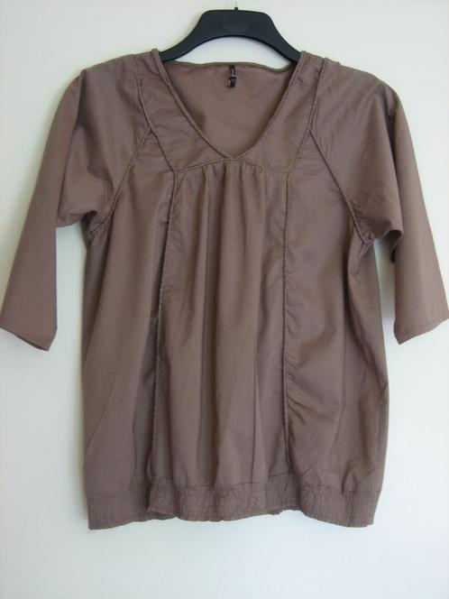 Speelse beige-bruine blouse van SOYACONCEPT, 38 snazzeys, Kleding | Dames, Blouses en Tunieken, Zo goed als nieuw, Maat 38/40 (M)