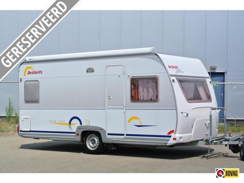 Dethleffs New Line 510 DB|Mover|Fransbed|Luifel|Royale Rondz, Caravans en Kamperen, Caravans, Bedrijf, tot en met 4, 750 - 1000 kg