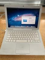 Macbook White End-2007 [MAC-36] 24-6, Gebruikt, 2 tot 3 Ghz, Qwerty, 13 inch
