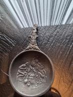 Antieke tinnen lepel met Brouwer scène, Antiek en Kunst, Ophalen of Verzenden