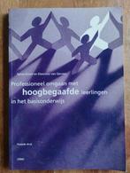 Professioneel omgaan met hoogbegaafde leerlingen, Boeken, Ophalen of Verzenden