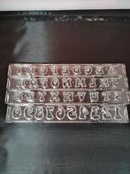 Alfabet set voor fondant of marsepein (ronde letters), Ophalen of Verzenden, Gebruikt, Taarten of Cupcakes, Overige typen