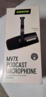 Shure MV7X nieuw, Muziek en Instrumenten, Microfoons, Ophalen of Verzenden, Nieuw, Studiomicrofoon