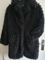 Amisu zwarte fake fur bontjas 
Maat M, Ophalen of Verzenden, Zo goed als nieuw, Maat 38/40 (M), Zwart