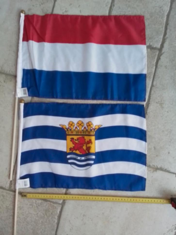 Vlag Zeeland en Nederland, Diversen, Vlaggen en Wimpels, Nieuw, Ophalen of Verzenden