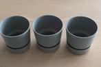 Elho bloempot Greenville. 3 stuks in zeer nette staat, Kunststof, Rond, Ophalen of Verzenden, Zo goed als nieuw