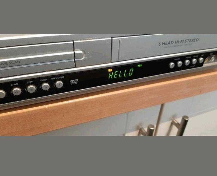 💥Philips DVP3350V DVD/VHS Combi Speler, Audio, Tv en Foto, Dvd-spelers, Gebruikt, Dvd-speler, Philips, Ophalen of Verzenden